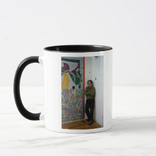 Taza Frank Stella al lado de uno el suyo trabaja