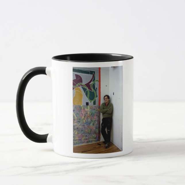 Taza Frank Stella al lado de uno el suyo trabaja (Izquierda)