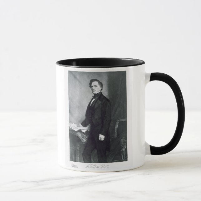 Taza Franklin Pierce, 14to presidente del Stat unido (Derecha)