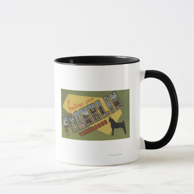 Taza Franklin, Tennessee - Escenas de letras grandes (Derecha)