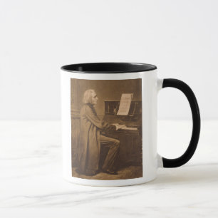 Taza Franz Liszt en el piano