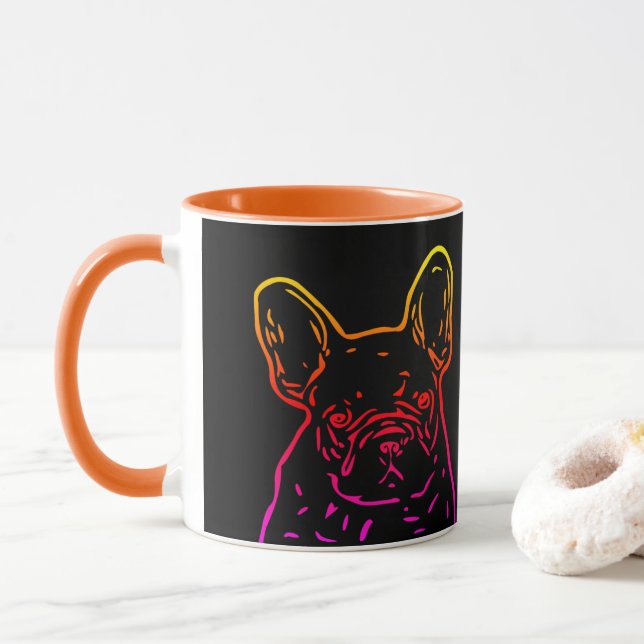 Taza Französische Bulldoggen Tasse (Con donut)