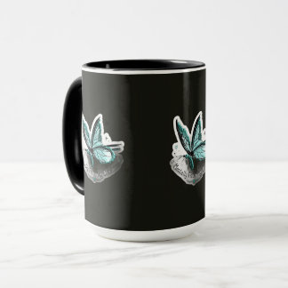 Taza Frase de calcomanía cap