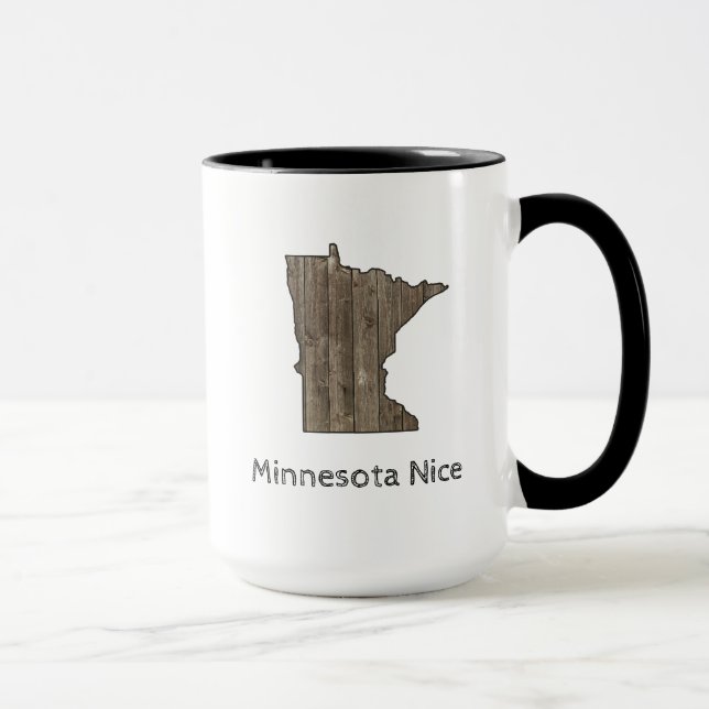 Taza Frase del estado de Minnesota Niza (Derecha)