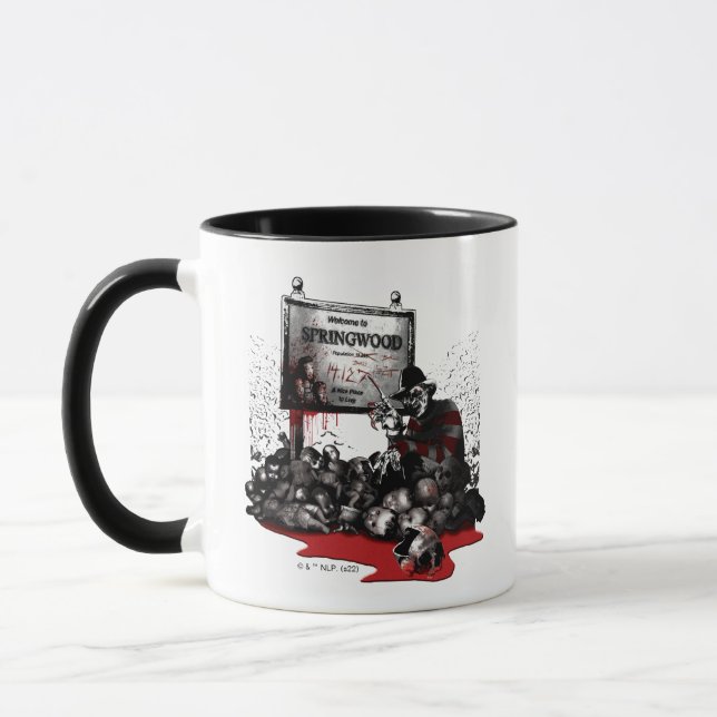 Taza Freddy vs. Jason | Bienvenidos a Springwood (Izquierda)