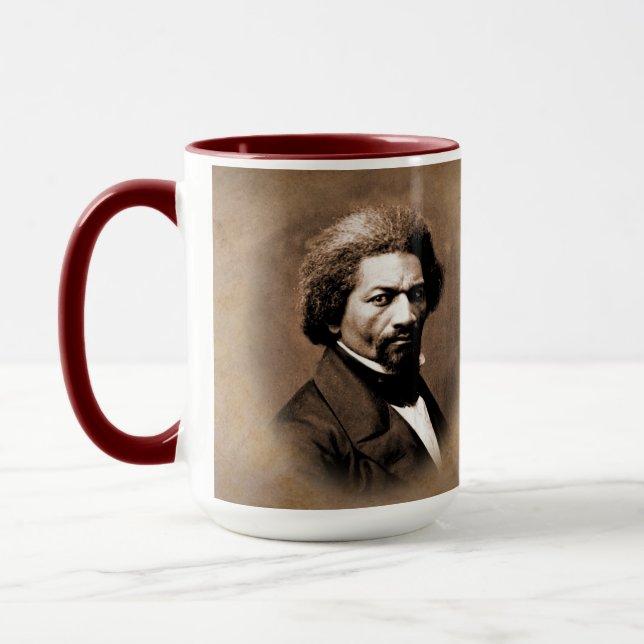 Taza Frederick Douglass cita "Poder" a Mug (Izquierda)