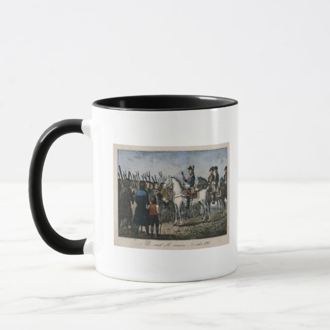 Taza Frederick el grande con los granjeros (Izquierda)