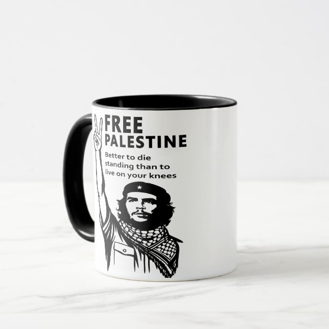 TAZA FREE PALESTINE (Anverso izquierdo)
