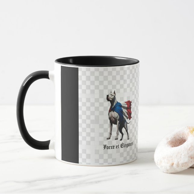 Taza French Dog Force and Elegance Mug (Con donut)