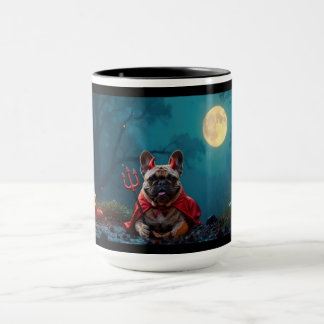 Taza Frenchie Diablo- Demasiado lindo para ser malvado