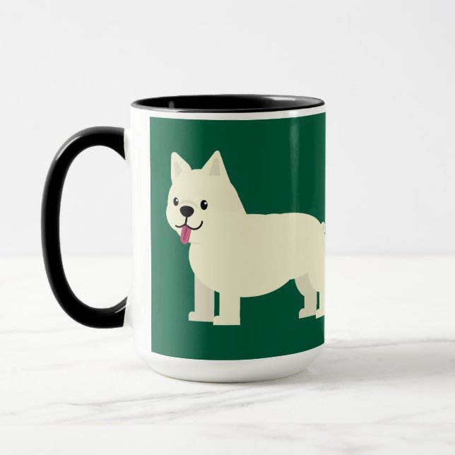 Taza Frenchie Lover Green (Izquierda)