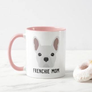 Taza Frenchie Mom White Bulldog Francés Mug