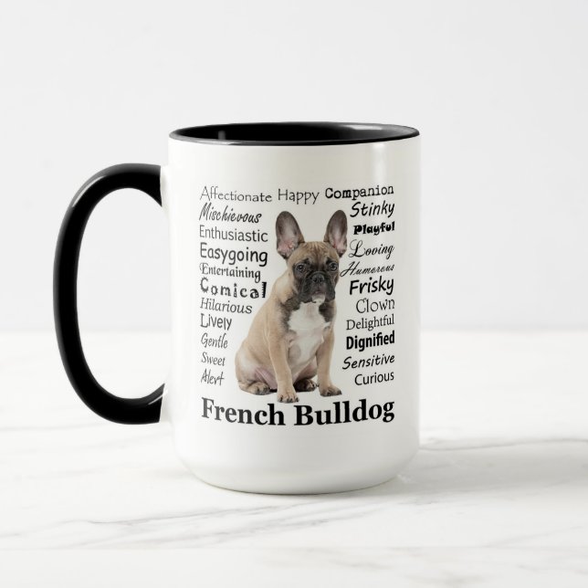 Taza Frenchie Traits Mug (Izquierda)