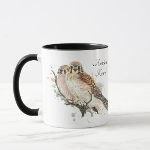 Taza Freno para aves cita Azar Kestrel Pareja Coff