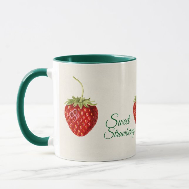 Taza Fresa dulce vintage personalizada (Izquierda)