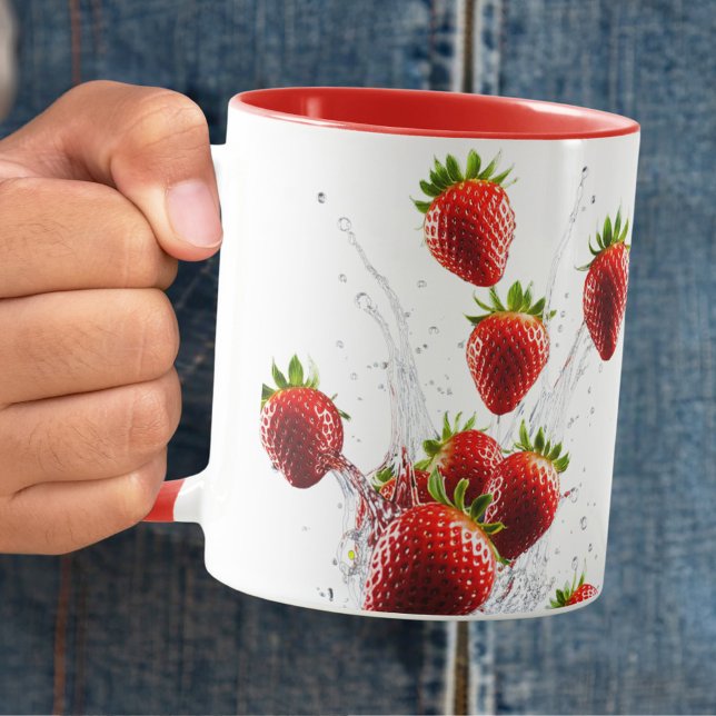 Taza Fresa Splash Cerámica Mug (Subido por el creador)