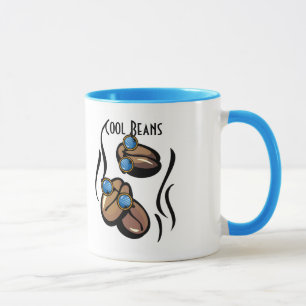 Taza fresca de las habas