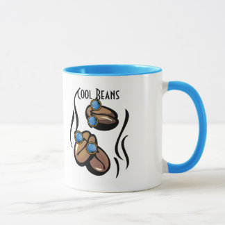 Taza fresca de las habas