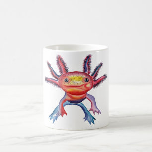 Taza fresca del diseño del Axolotl