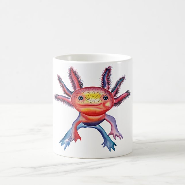 Taza fresca del diseño del Axolotl (Centro)