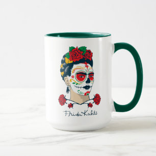 Taza Frida Kahlo el   El Día de los Muertos