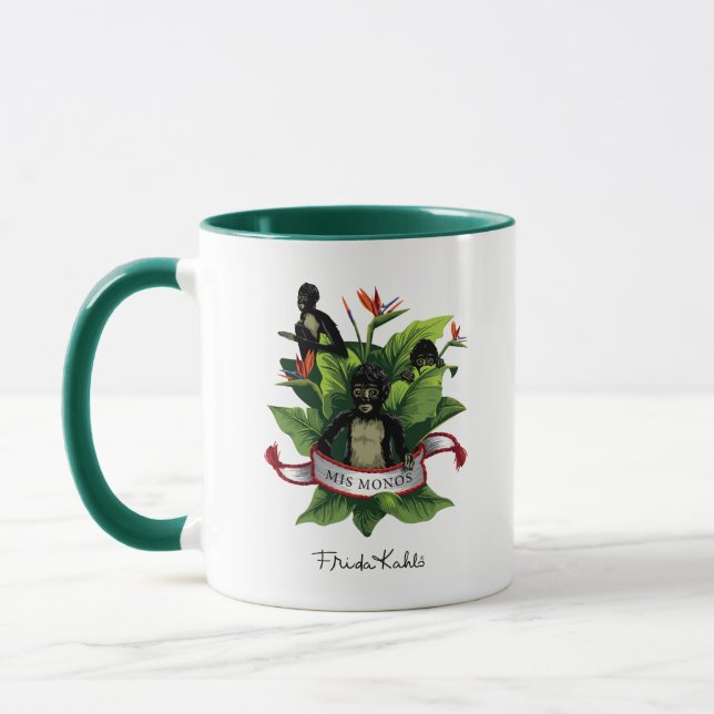 Taza Frida Kahlo el | Mis Monos (Izquierda)