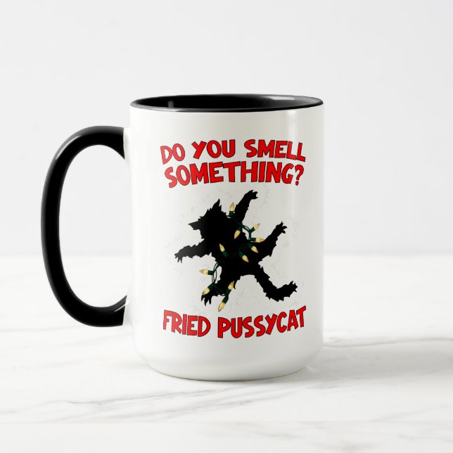 Taza Fried Pussycat - Navidades Vacantes Cita divertida (Izquierda)