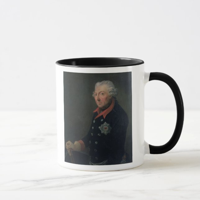 Taza Friedrich el grande llevando el uniforme (Derecha)