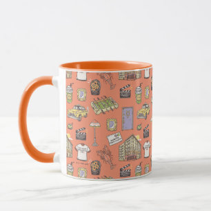 Taza FRIENDS™ Colorful Icons Pattern