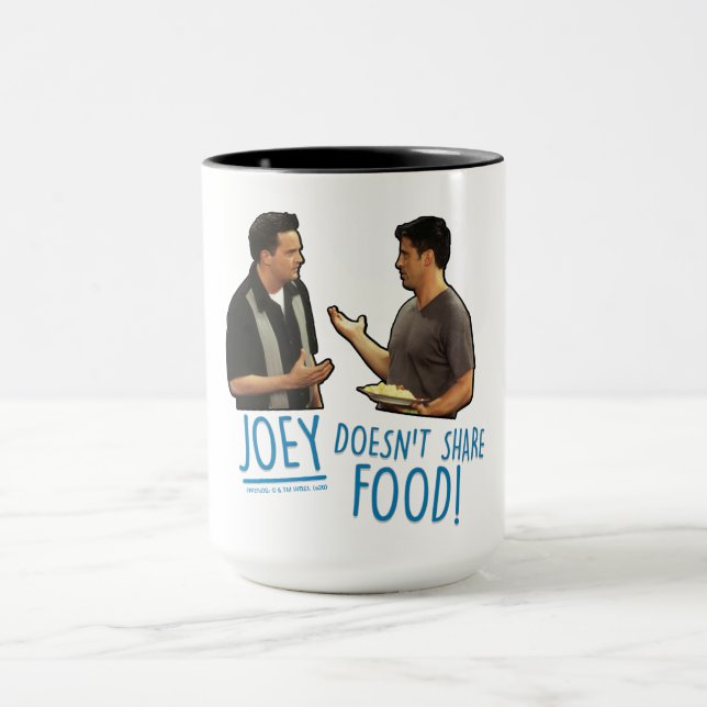 Taza FRIENDS™ | ¡Joey no comparte comida! (Centro)