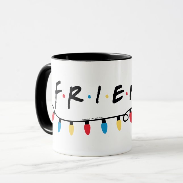 Taza FRIENDS™ | Luces de Navidad Logo (Anverso izquierdo)