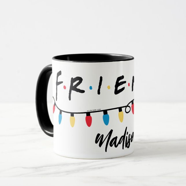 Taza FRIENDS™ | Luces de Navidad Logo (Anverso izquierdo)