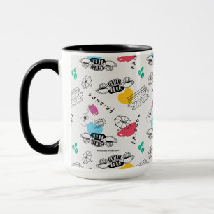Taza FRIENDS™   Patrón de Iconos