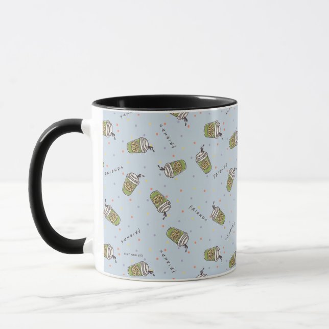 Taza FRIENDS™ | Polka Dot Central Perk Pattern (Izquierda)