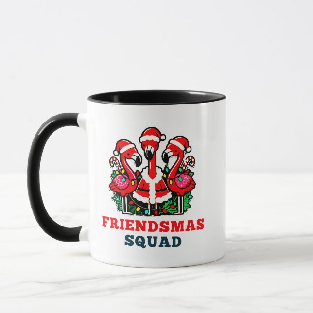 Taza Friendsmas Flamingo Squad (Izquierda)
