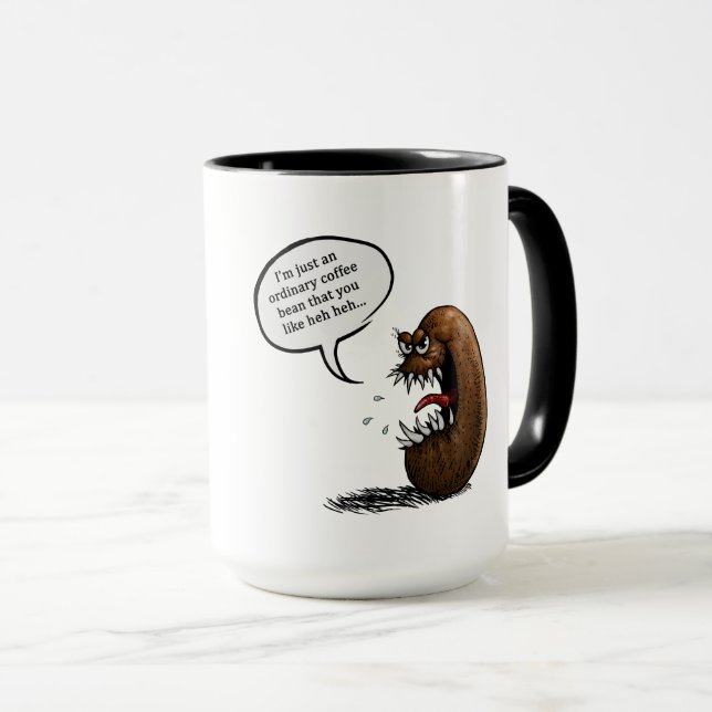 Taza Frijol de café espeluznante (Anverso derecho)