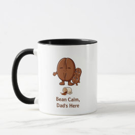 Taza Frijol tranquilo lindo café familia Día del Padre