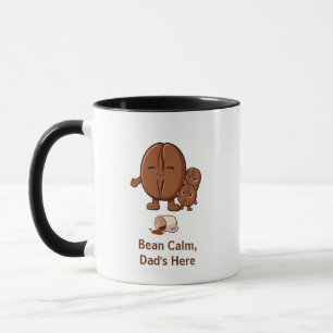 Taza Frijol tranquilo lindo café familia Día del Padre