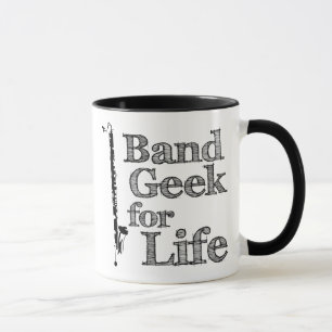 Taza Friki de la banda del clarinete bajo