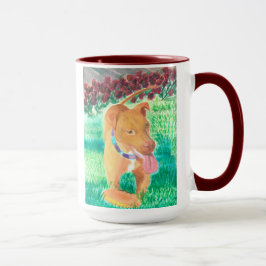 Taza Frisbee En La Mug De Los Rosas