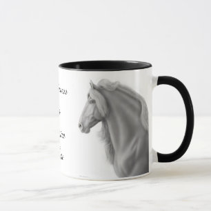 Taza frisia del caballo