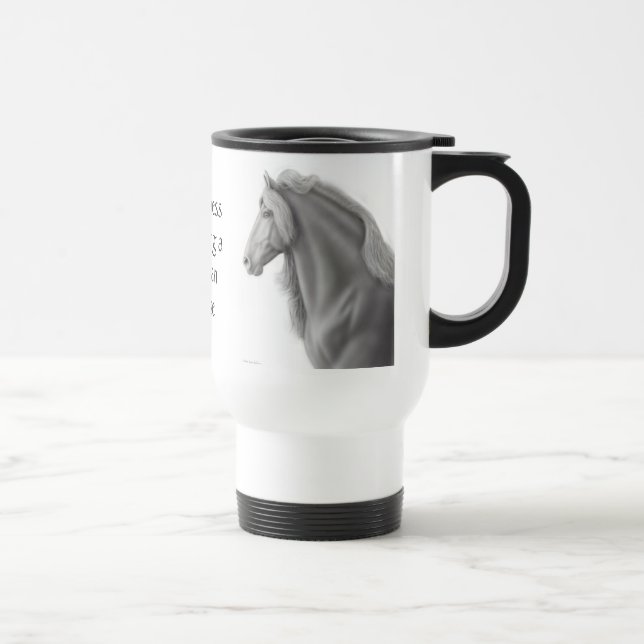 Taza frisia del viaje del caballo (Derecha)