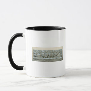 Taza Friso que representa nueve divinidades
