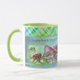 Taza Frog de libro de historias