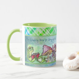 Taza Frog de libro de historias