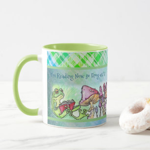 Taza Frog de libro de historias