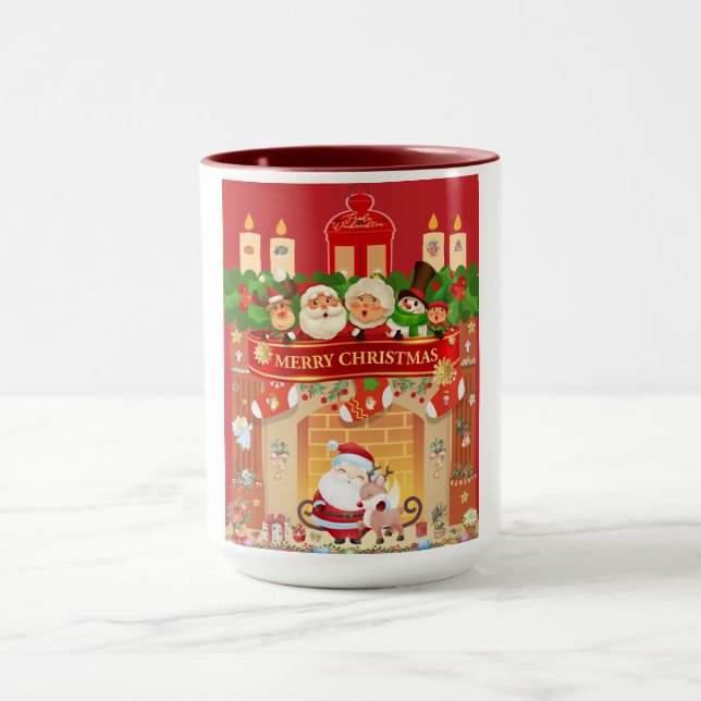 Taza Frohe Weihnachten  (Centro)
