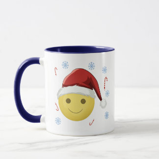 Taza Fröhlicher Weihnachts-Smiley