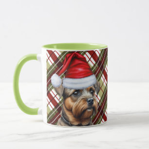 Taza Frontera Terrible Verde Navidades de vacaciones ro