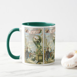 Taza Frontispicio de Atlas de la Era Barroca Vintage Gl
